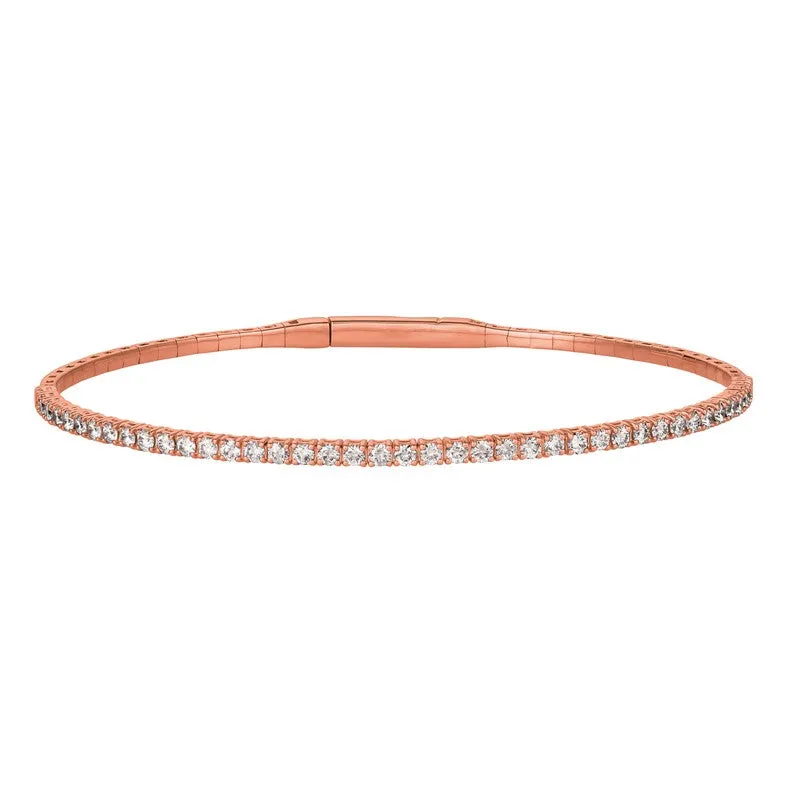 1.50CT DIAMOND FLEXIBLE BRACELET 14K GOLD