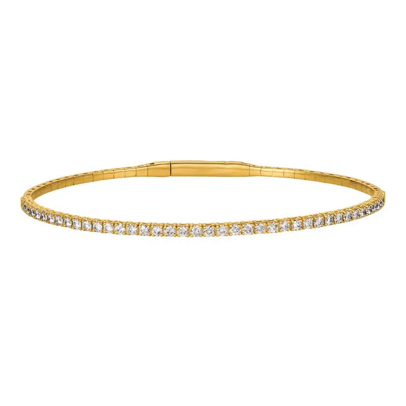 1.50CT DIAMOND FLEXIBLE BRACELET 14K GOLD
