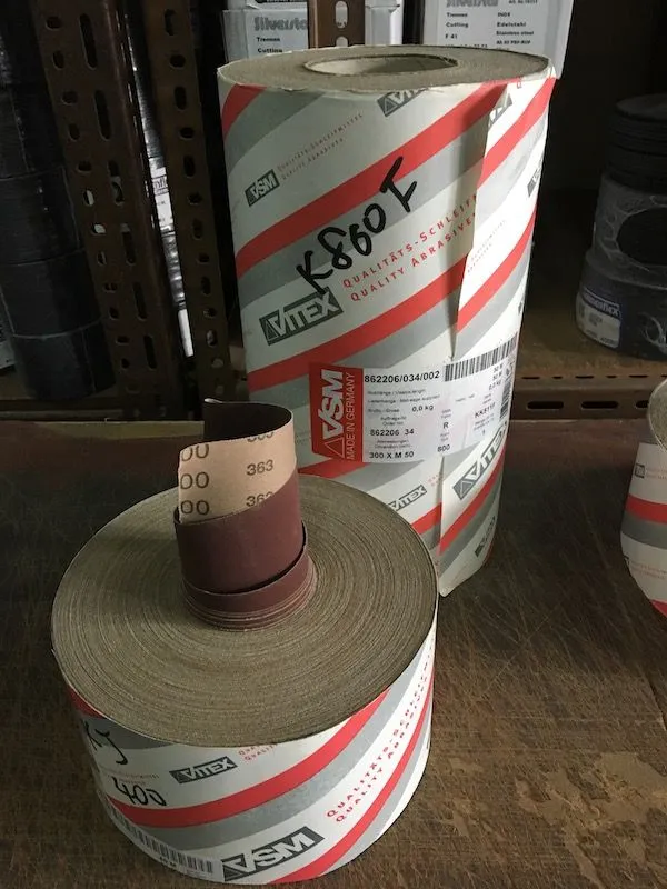 50MMX50M P500 KK511F - Sanding Abrasive Flexible Rolls