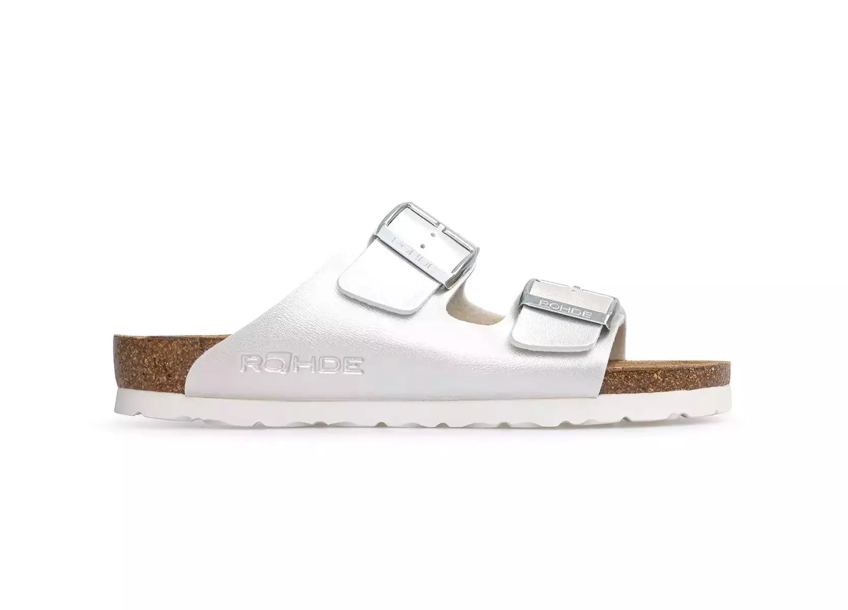 'Alba softino' women's sandal - Off white patent