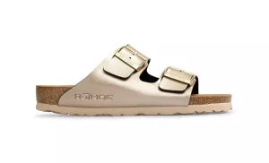 'Alba' women's slide sandal - gold