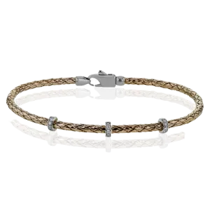 Bangle in 18k Gold with Diamonds