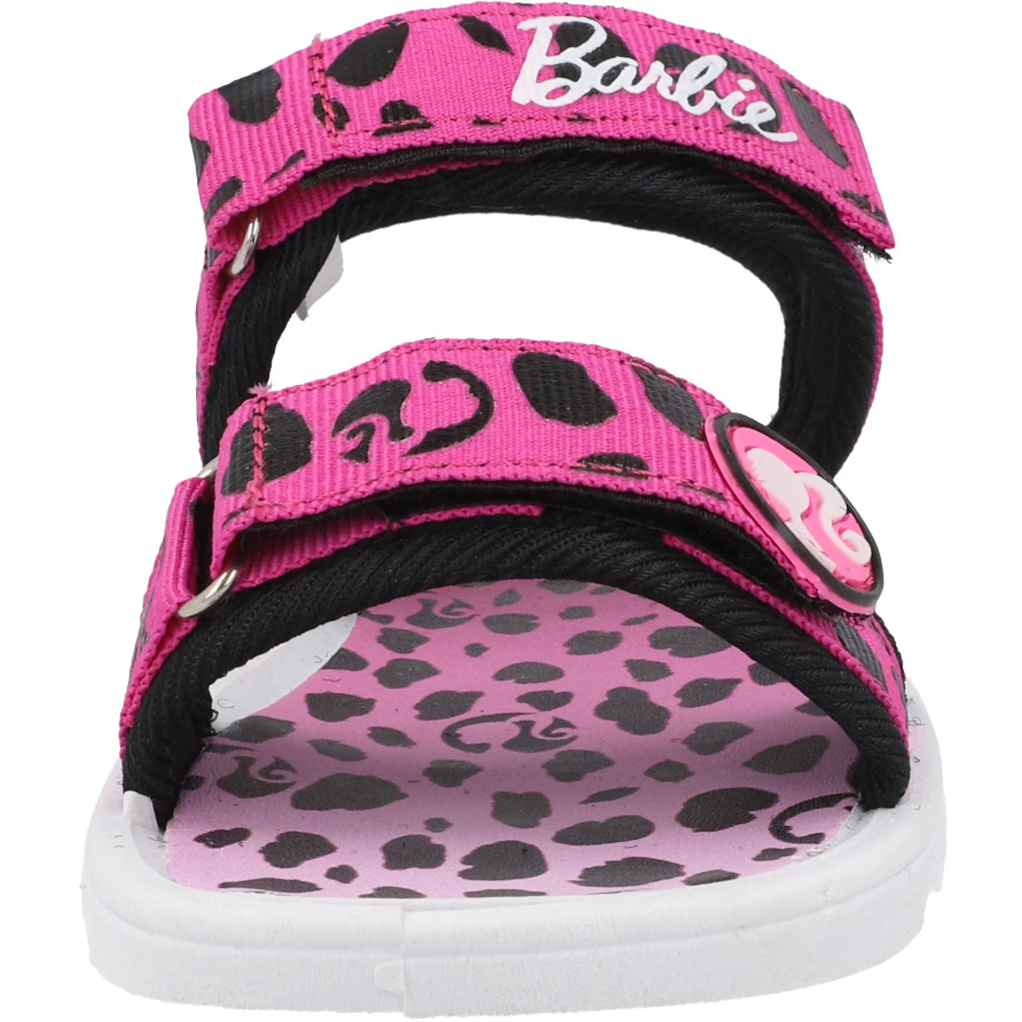 Barbie Leopard Pink Strap Sandals