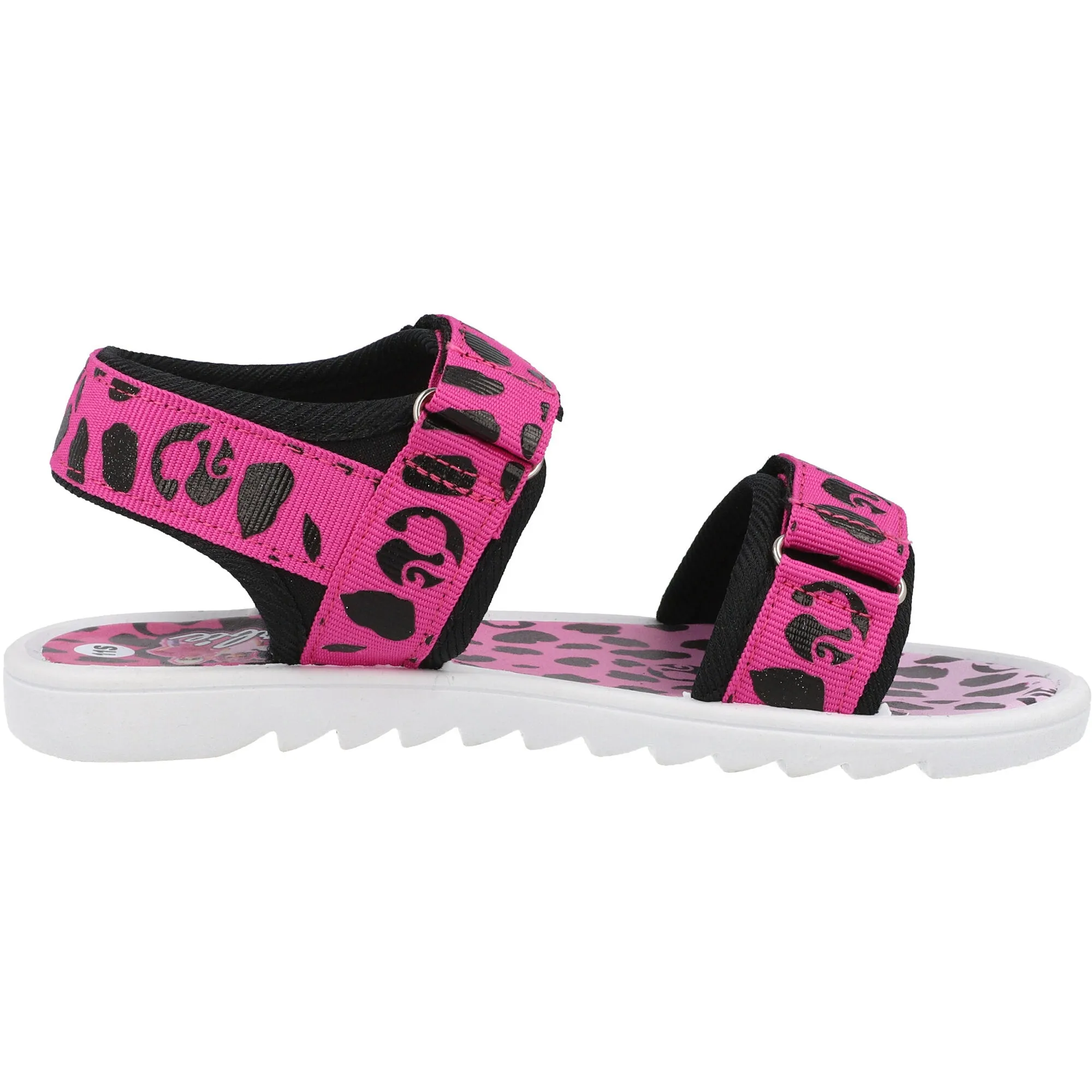 Barbie Leopard Pink Strap Sandals