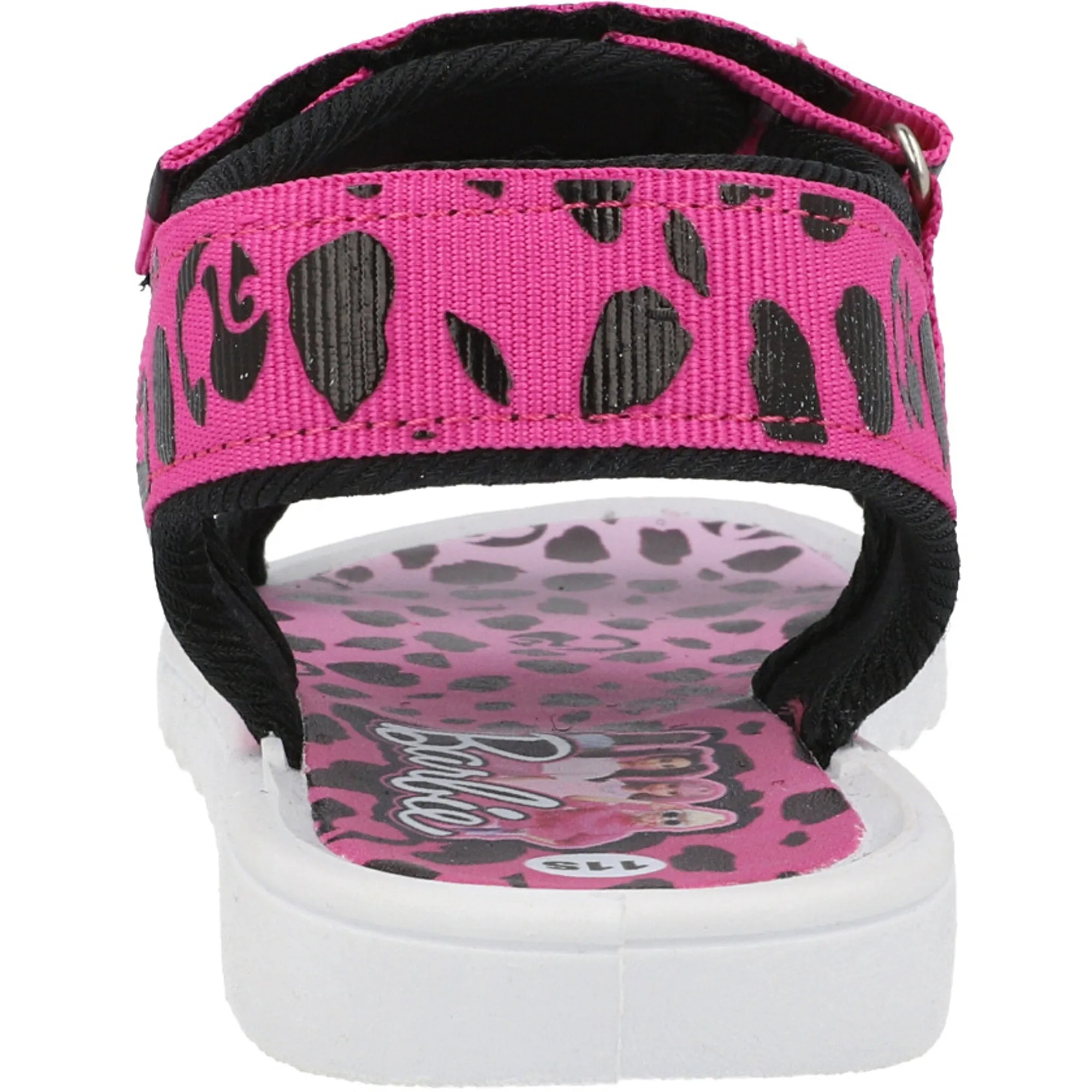 Barbie Leopard Pink Strap Sandals