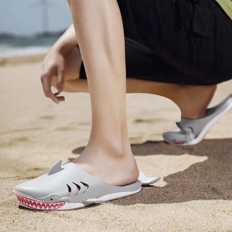 Cartoon Shark Slide Sandal