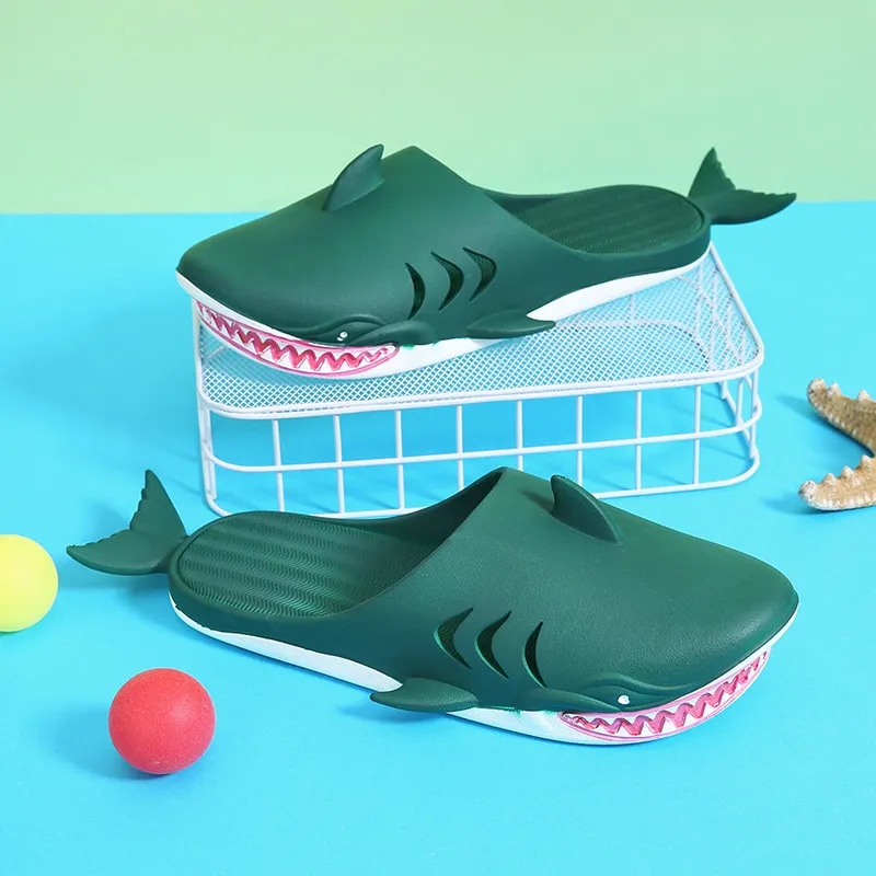 Cartoon Shark Slide Sandal
