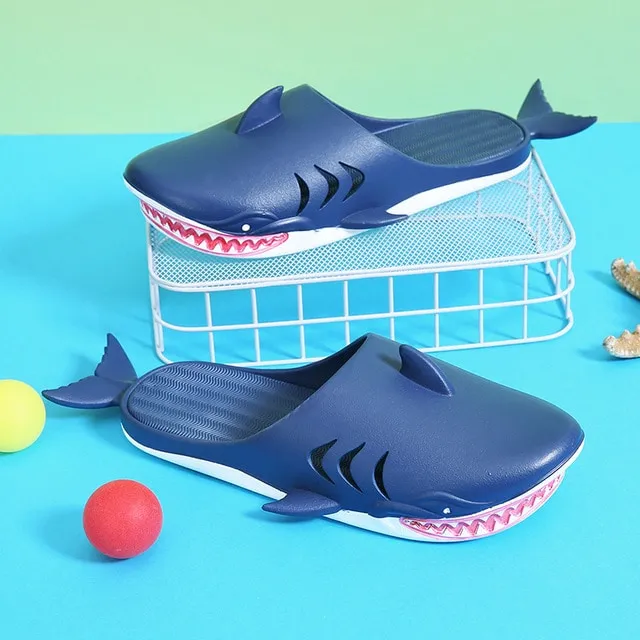 Cartoon Shark Slide Sandal