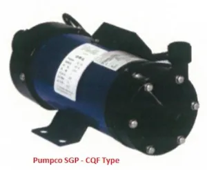 Centrifugal Pump , Magnetic DrivenPump - Pumpco SGP - CQF Type