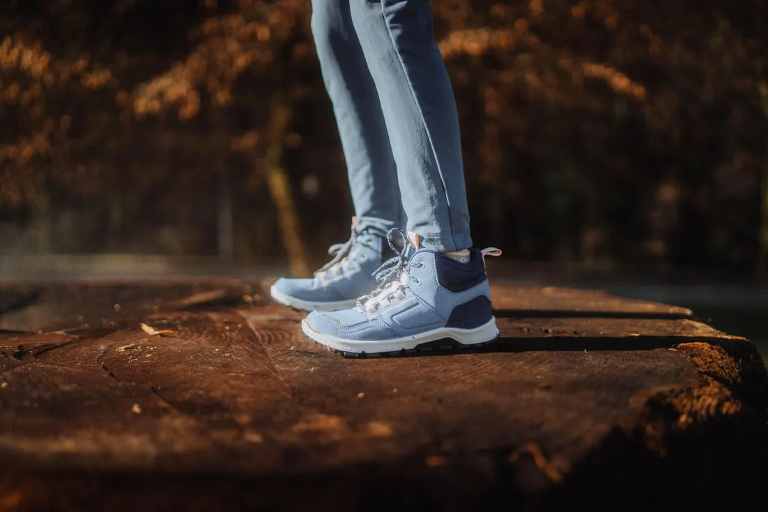 Chaussures de randonnée enfant - NH500 MID BLEU - 35 AU 38