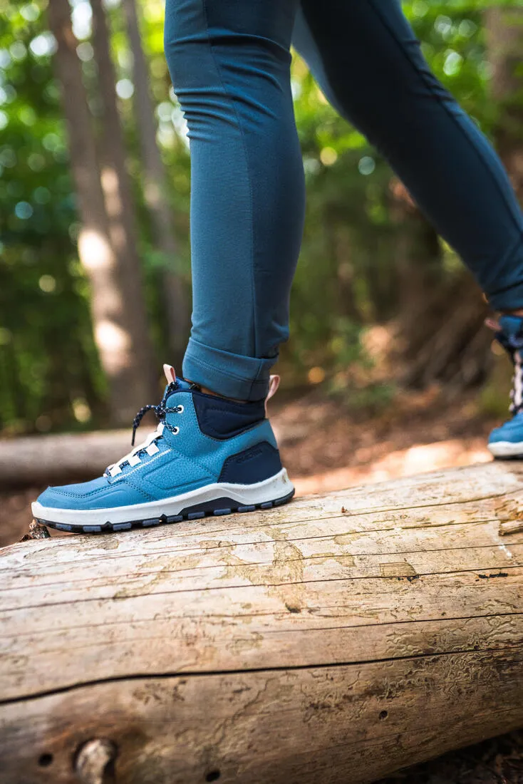 Chaussures de randonnée enfant - NH500 MID BLEU - 35 AU 38
