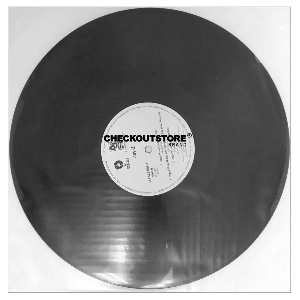 CheckOutStore® Clear Plastic CPP Sleeves for 12" Vinyl 33 RPM Records
