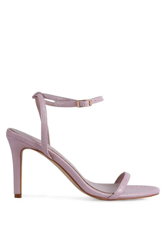 Chic Croc Heel Sandal