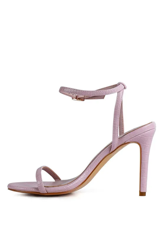 Chic Croc Heel Sandal