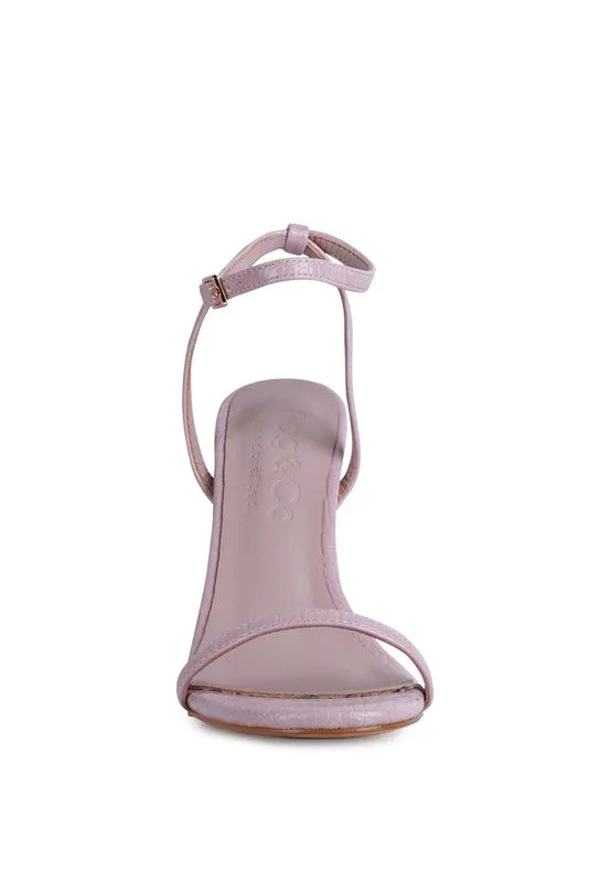 Chic Croc Heel Sandal