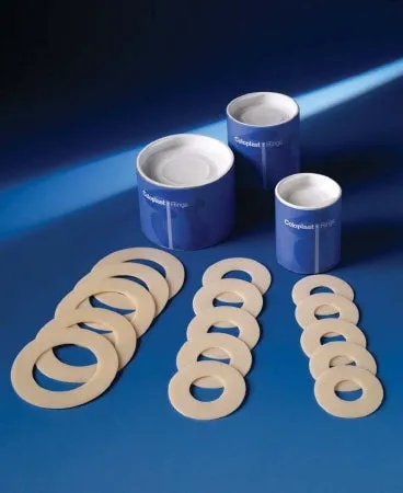 Coloplast Skin Barrier Rings 1" Stoma Opening, Soft and Flexible, Ring-shaped Hydrocolloid Barrier (Box of 30 Each)