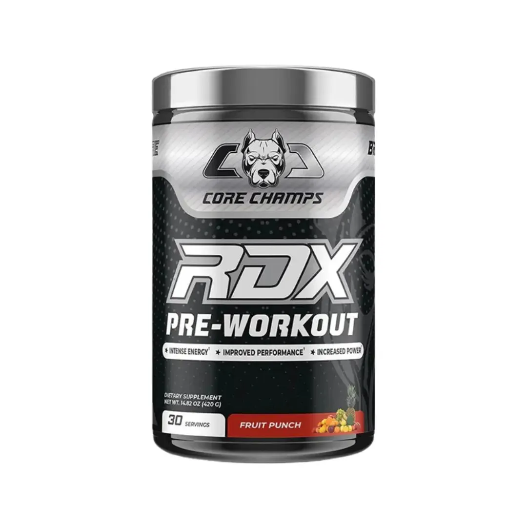 CORE CHAMPS RDX PRE-WORKOUT FRUIT PUNCH 420G