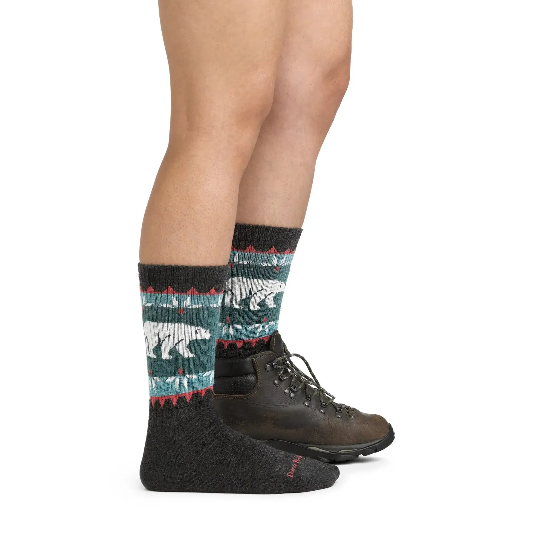 Darn Tough 5017 Women's Vanna Grizzle Boot Midweight Hiking Sock - Charcoal