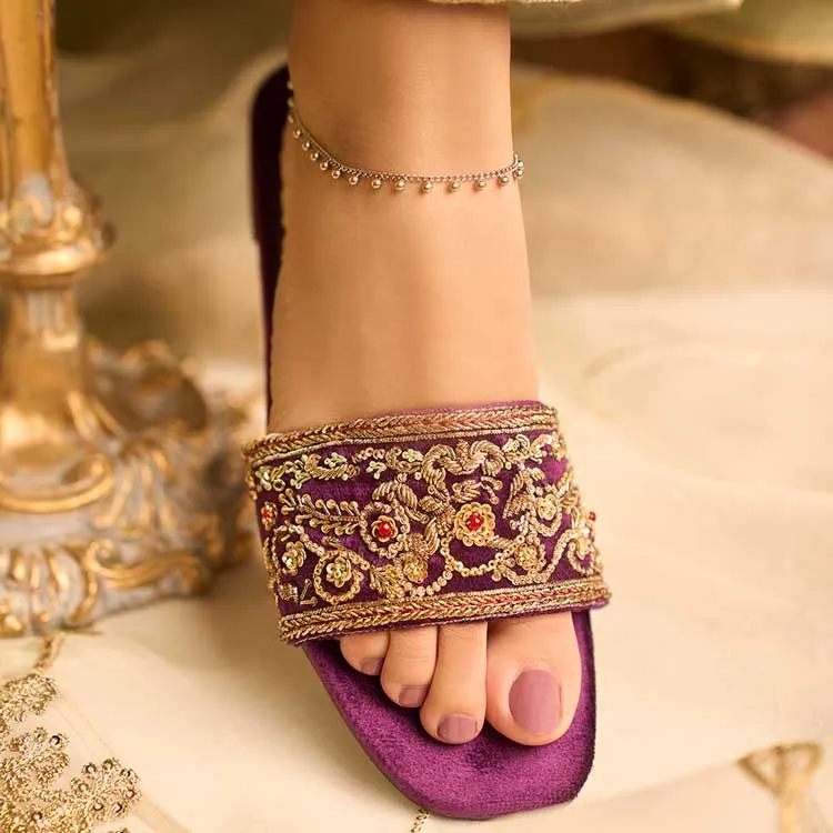 Dazzle By Sarah - Paristan Slider Slippers