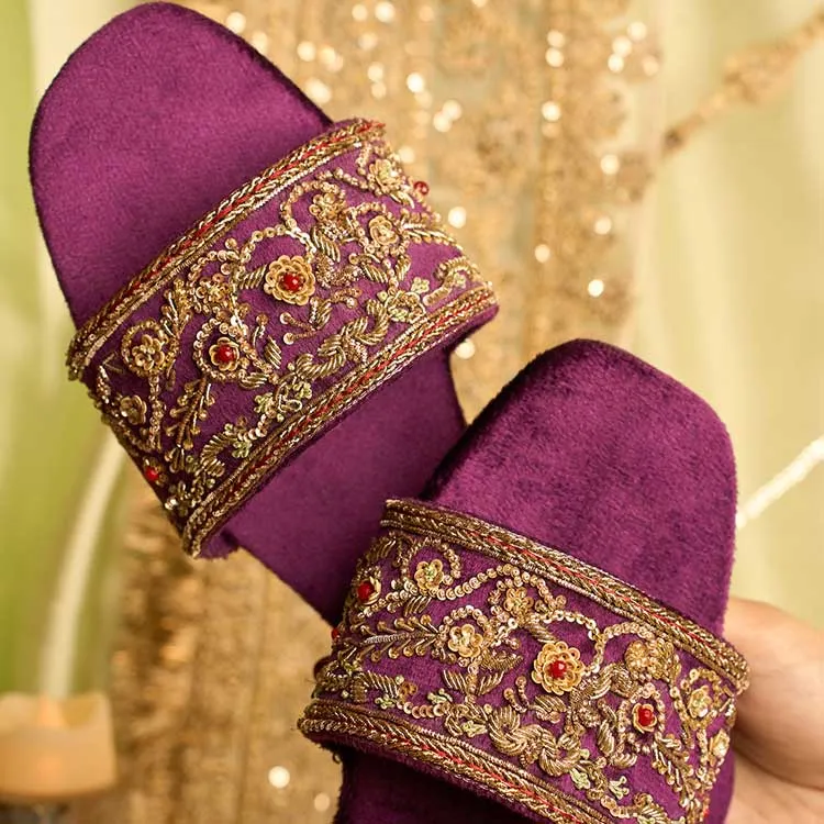 Dazzle By Sarah - Paristan Slider Slippers