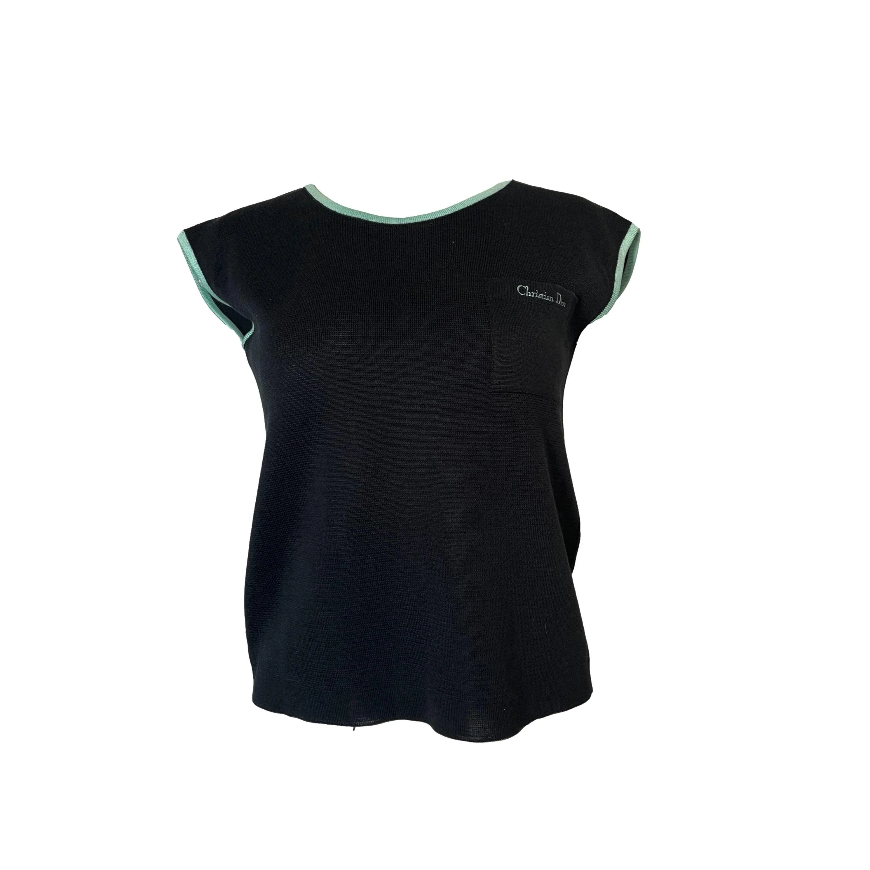 Dior Black Woven Top