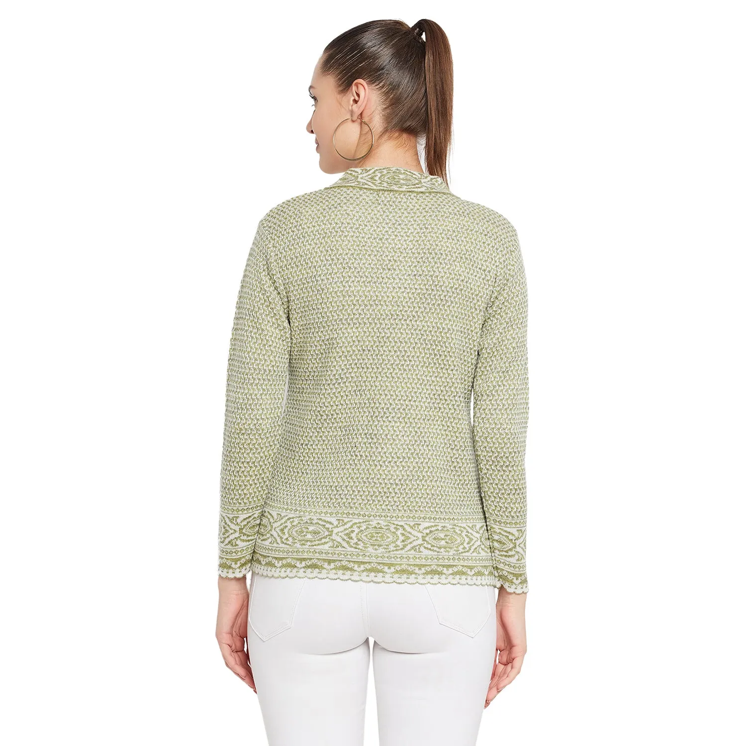 Duke Stardust Women Full Sleeve Cardigan (SDS9616)