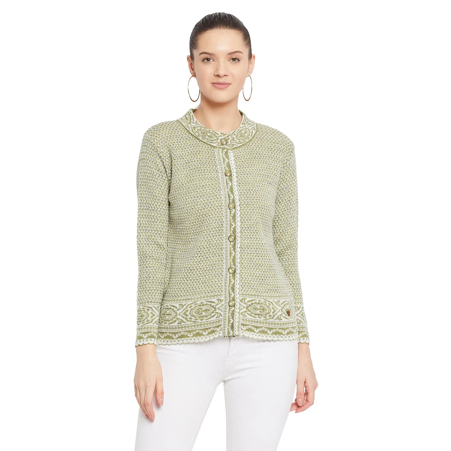 Duke Stardust Women Full Sleeve Cardigan (SDS9616)