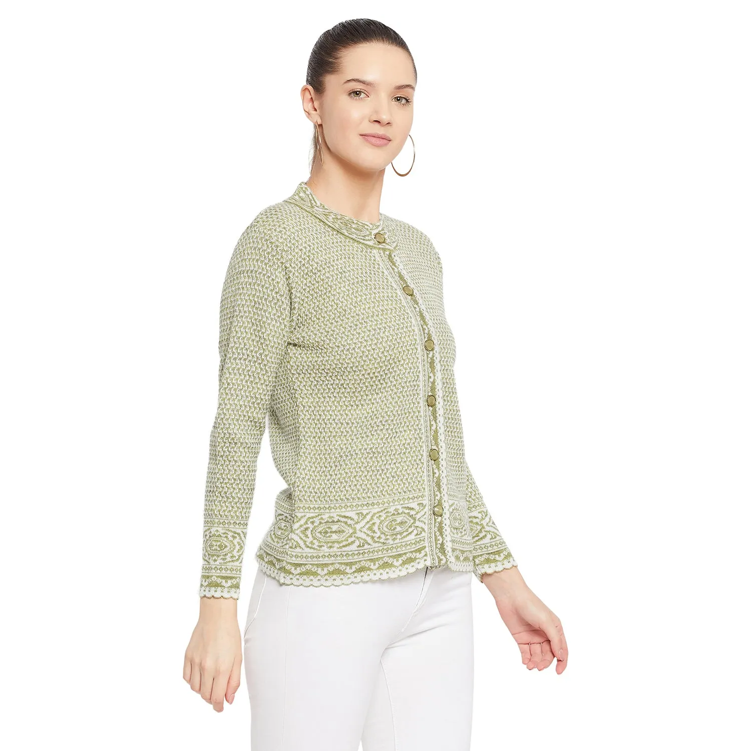 Duke Stardust Women Full Sleeve Cardigan (SDS9616)
