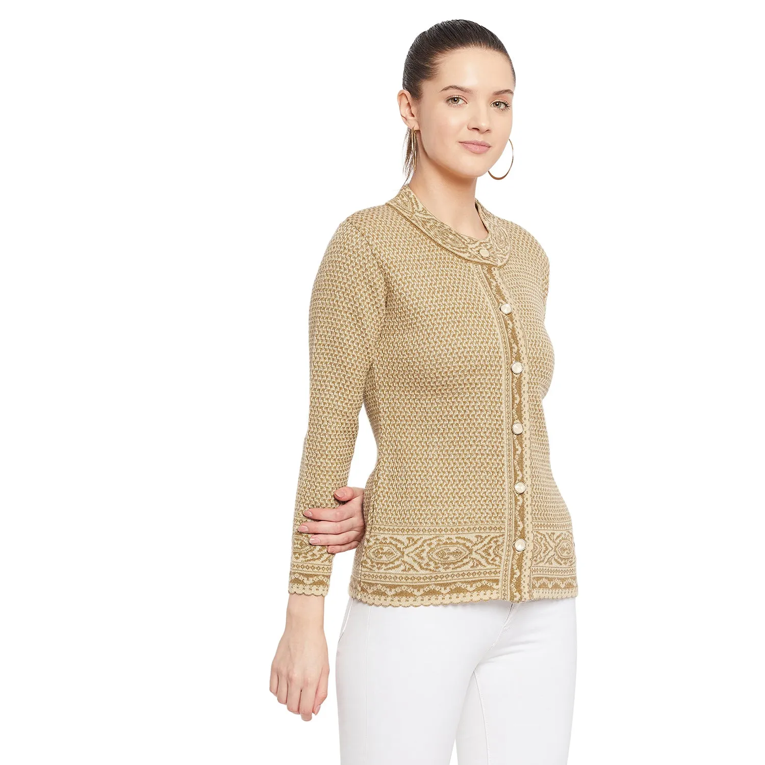 Duke Stardust Women Full Sleeve Cardigan (SDS9616)