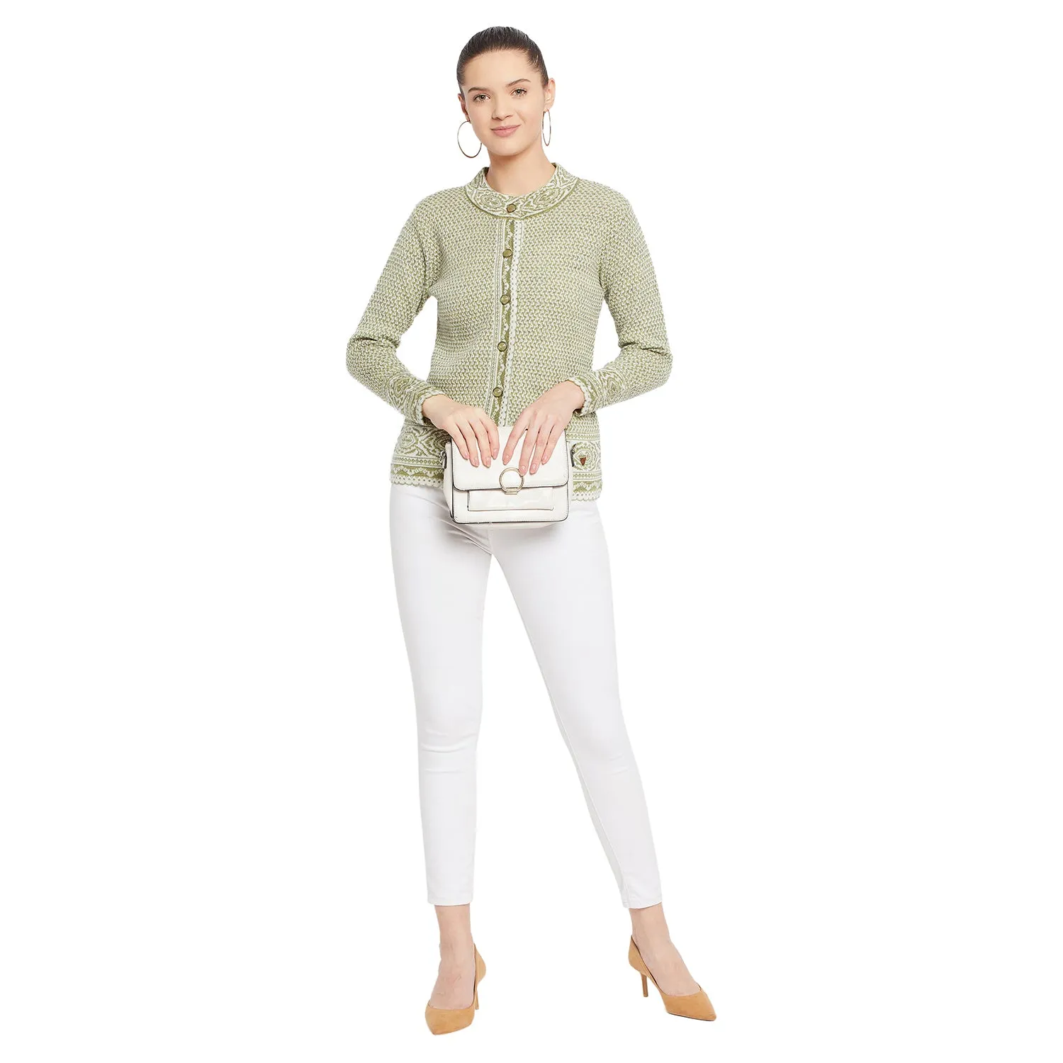 Duke Stardust Women Full Sleeve Cardigan (SDS9616)