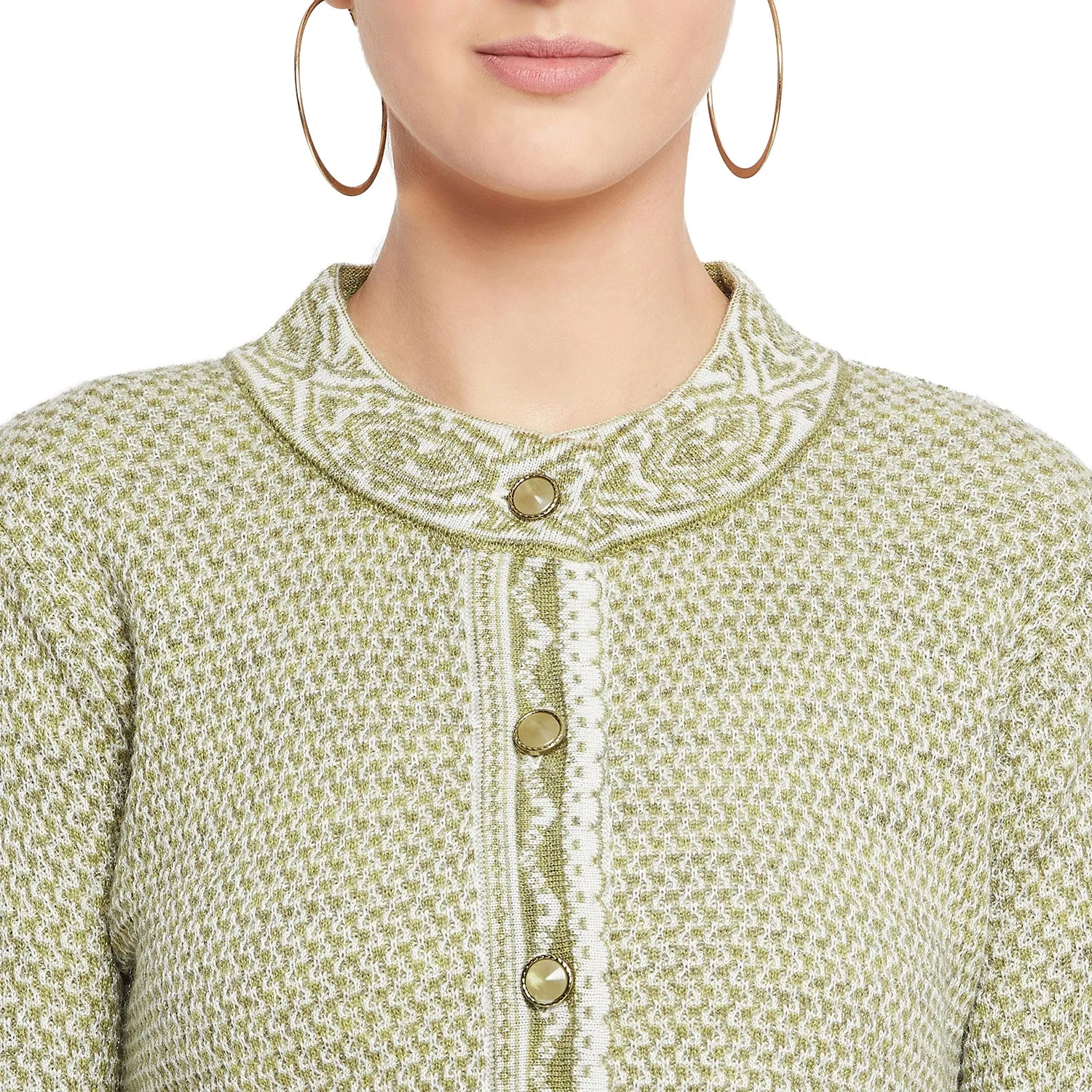 Duke Stardust Women Full Sleeve Cardigan (SDS9616)