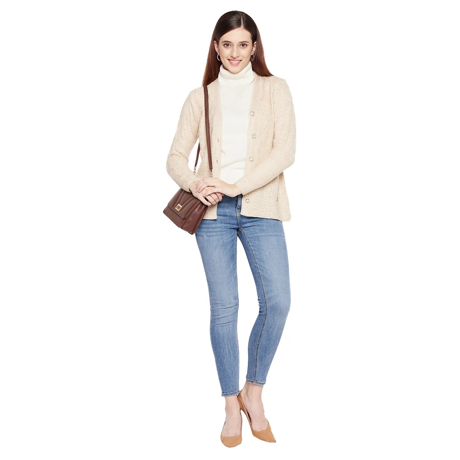 Duke Stardust Women Full Sleeve Cardigan (SDS9723)