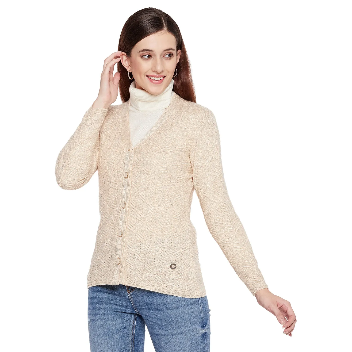 Duke Stardust Women Full Sleeve Cardigan (SDS9723)