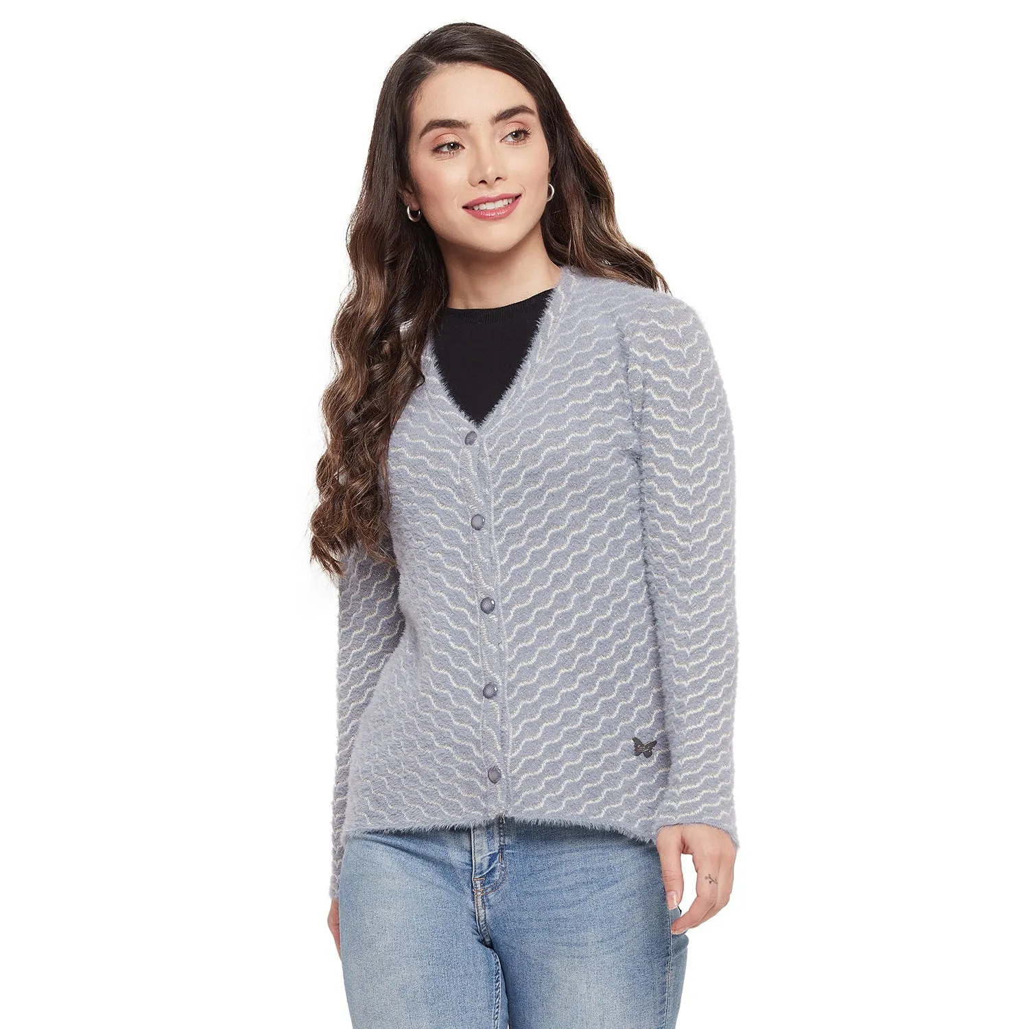 Duke Stardust Women V Neck Cardigan (SDS1042)