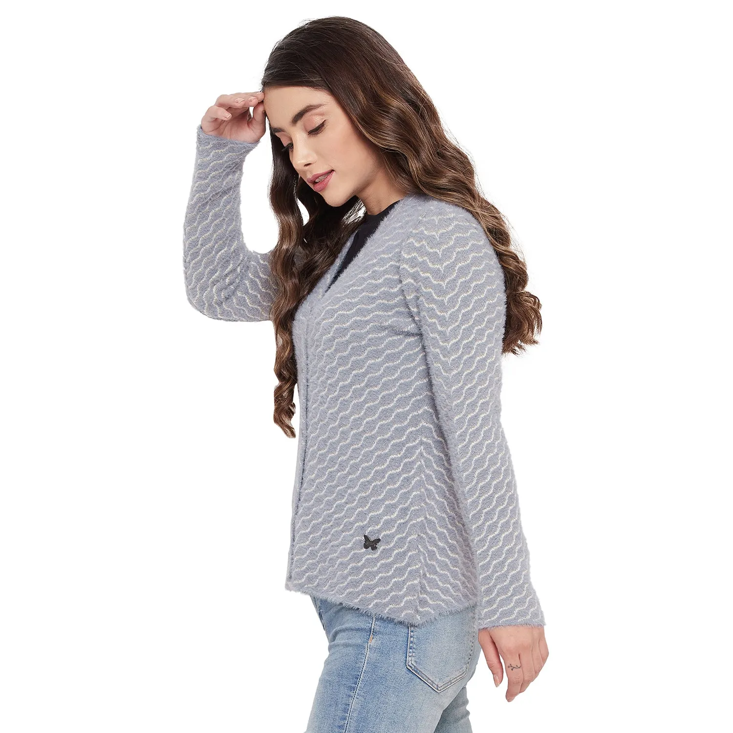 Duke Stardust Women V Neck Cardigan (SDS1042)