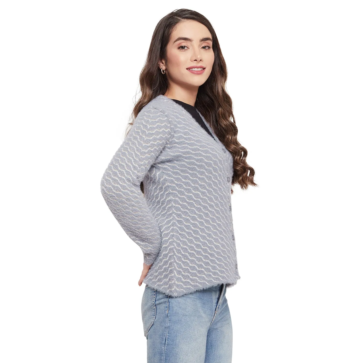 Duke Stardust Women V Neck Cardigan (SDS1042)