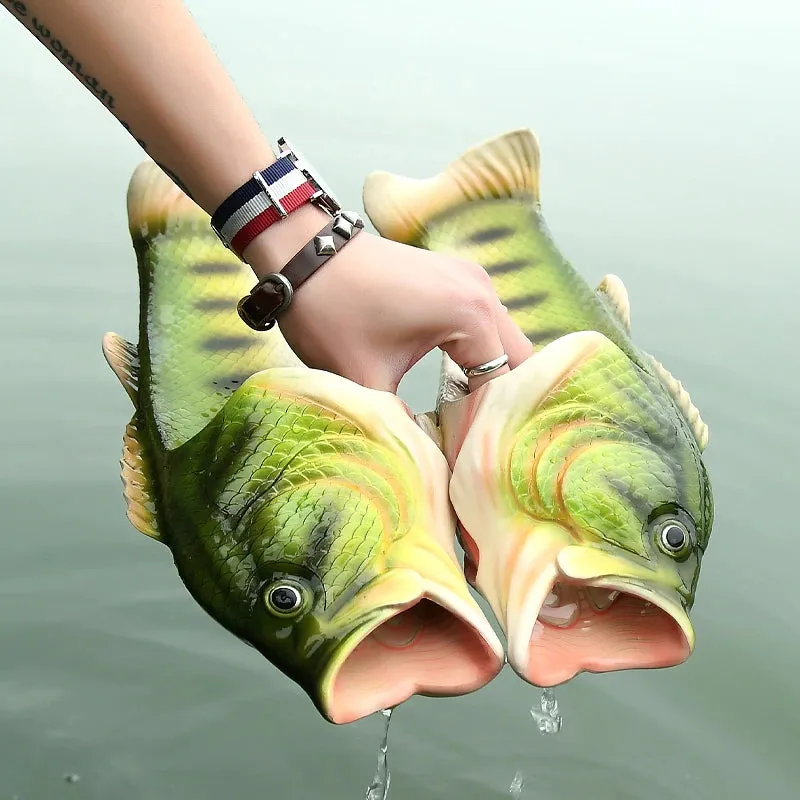 Fish Slippers For Summer Unisex Family Funny Fish Sandals