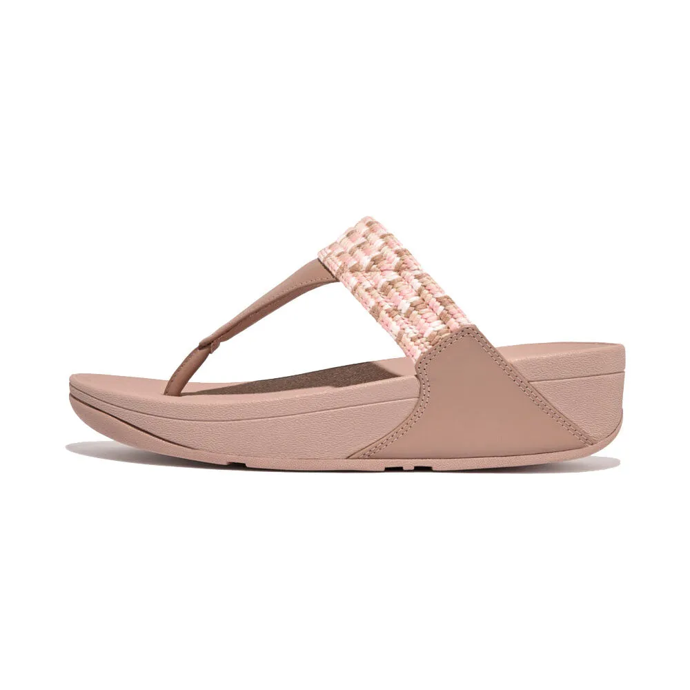 FitFlop Lulu Art Webbing Sandals - Beige Mix