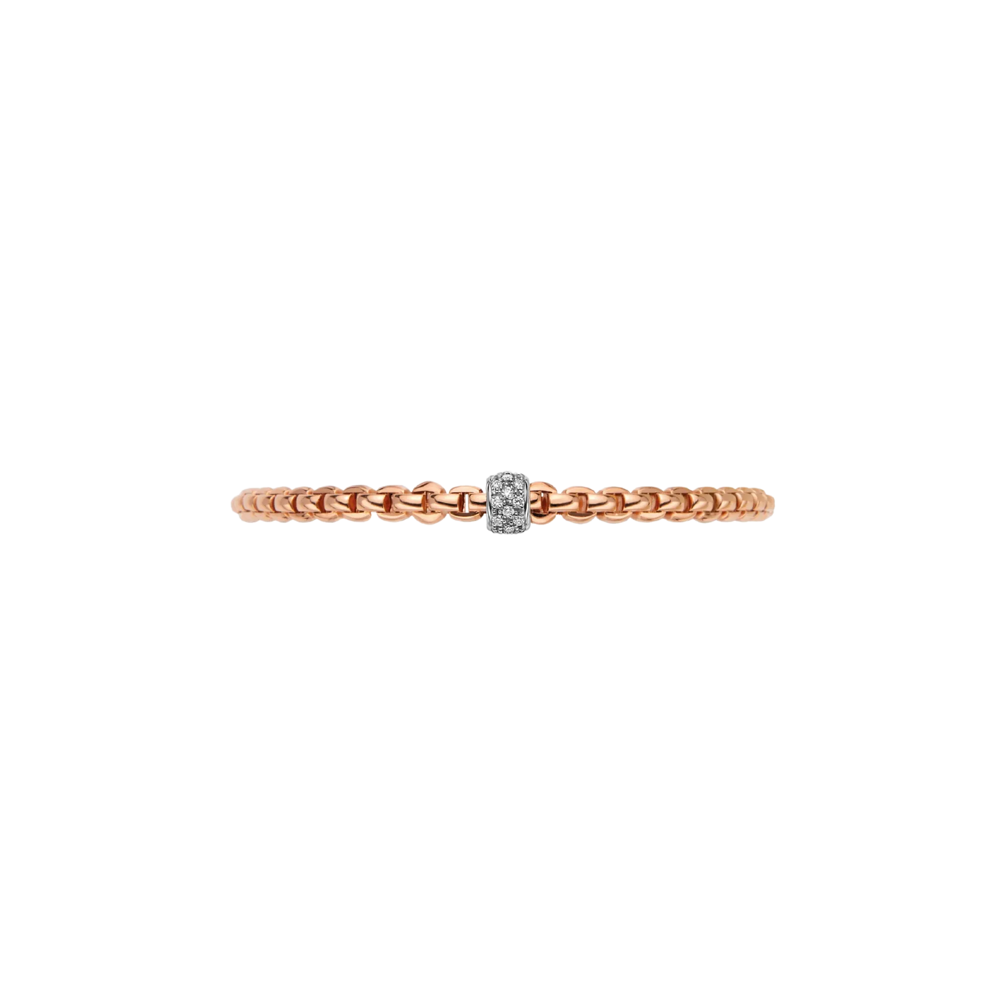 Fope Eka Flex'it bracelet with diamond pave'
