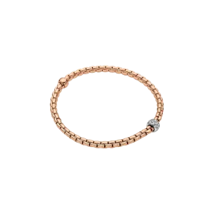 Fope Eka Flex'it bracelet with diamond pave'