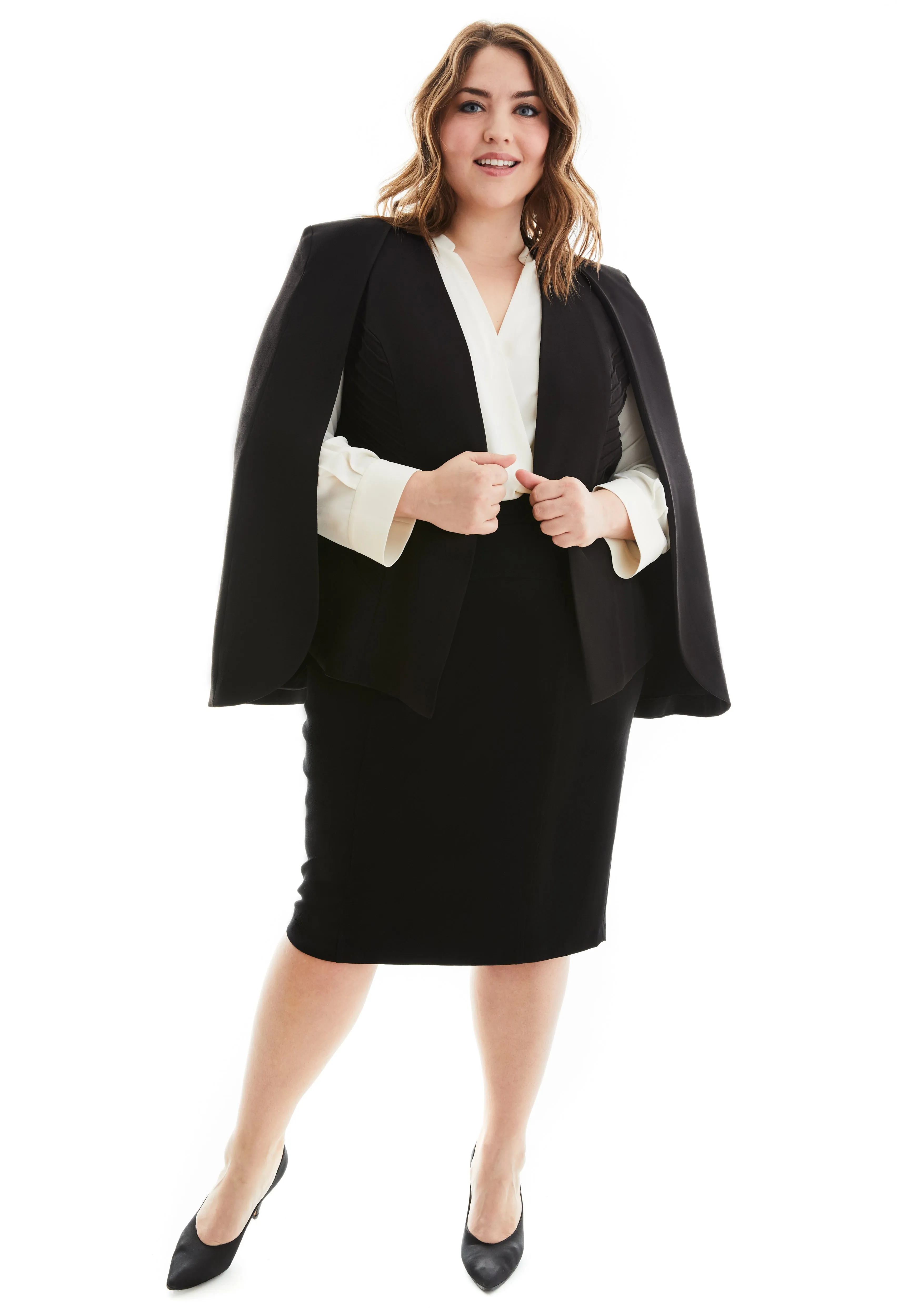 FREYA CAPE BLAZER
