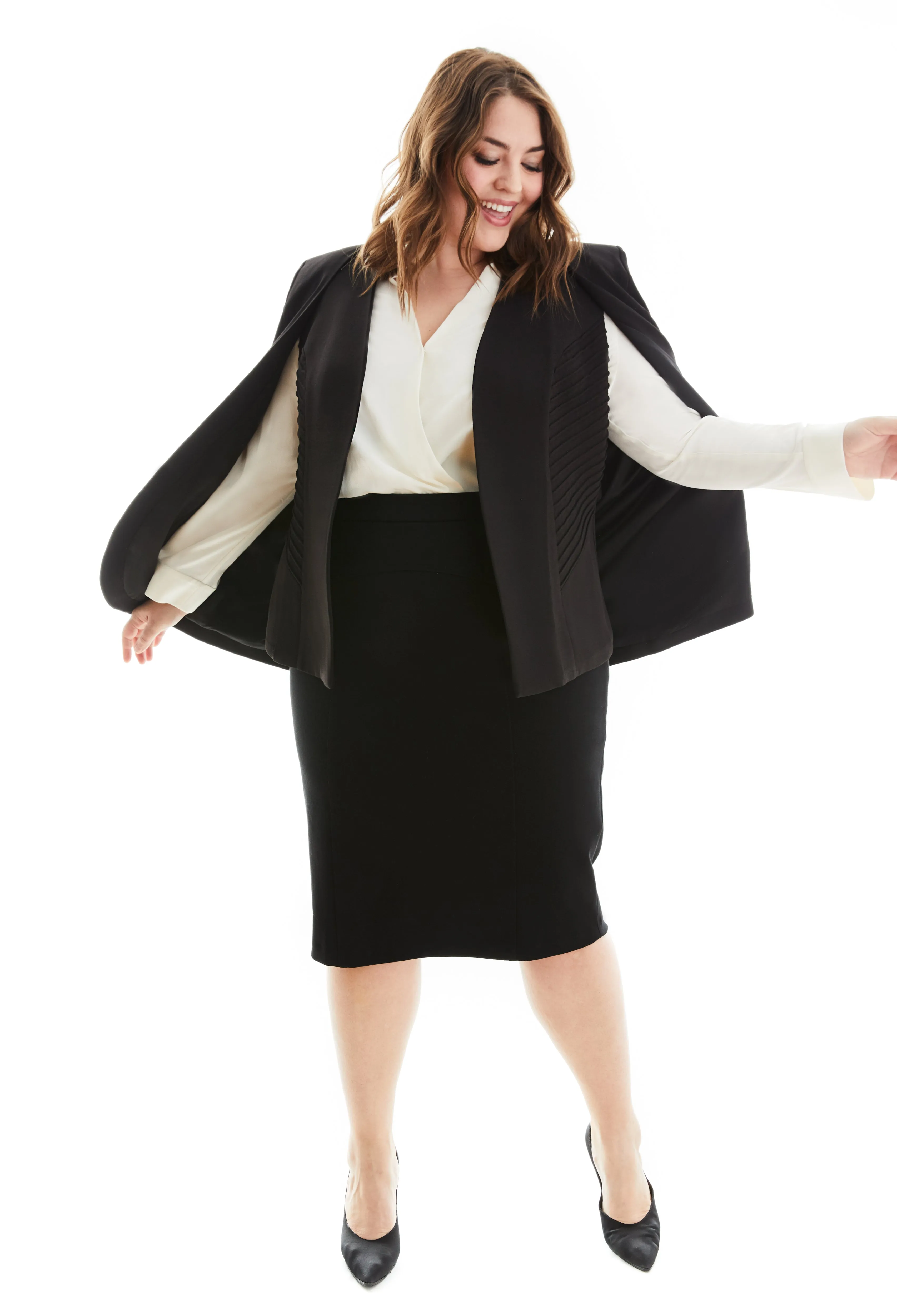 FREYA CAPE BLAZER