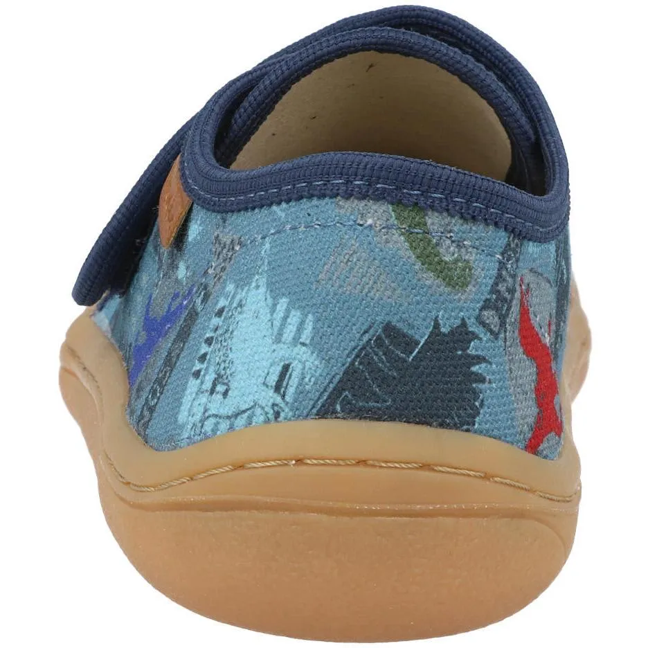 Froddo Barefoot Canvas Slippers Dark Denim