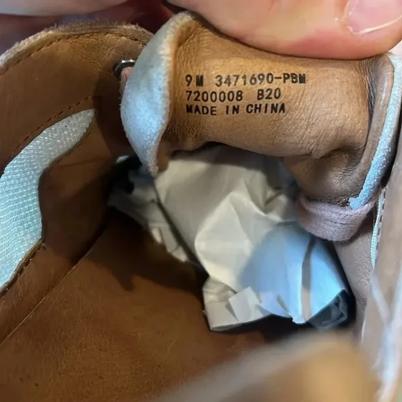 FRYE Webster Overlay Low Lace women’s Sneaker Size 9