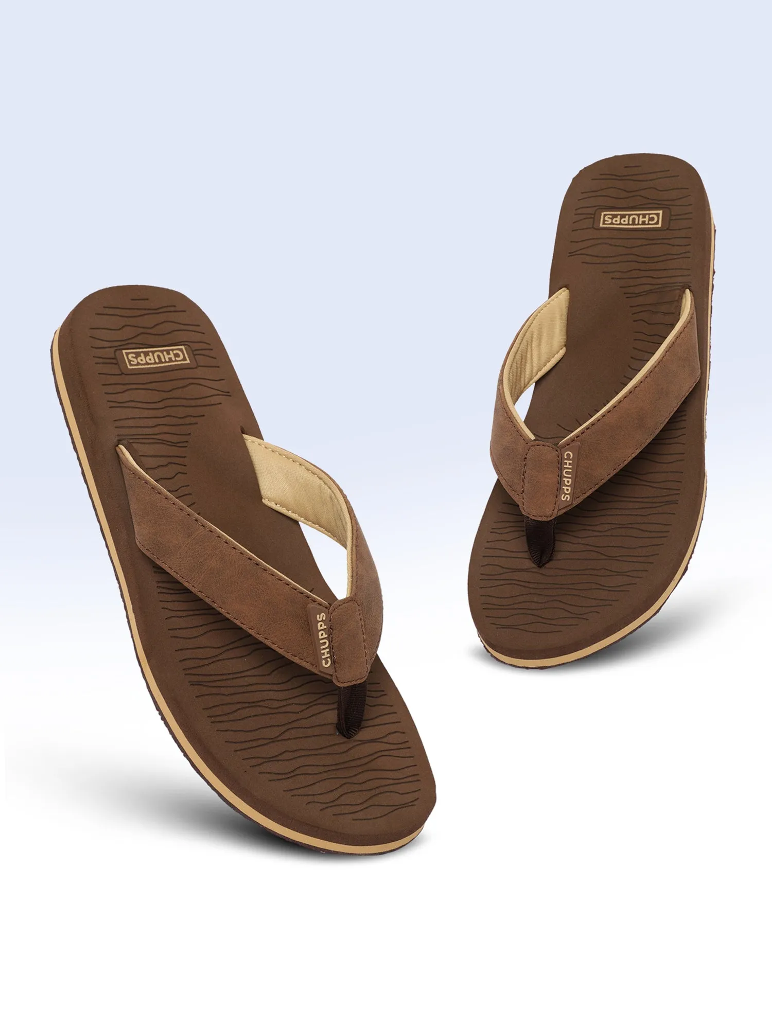 Grip Tan & Brown V-Strap