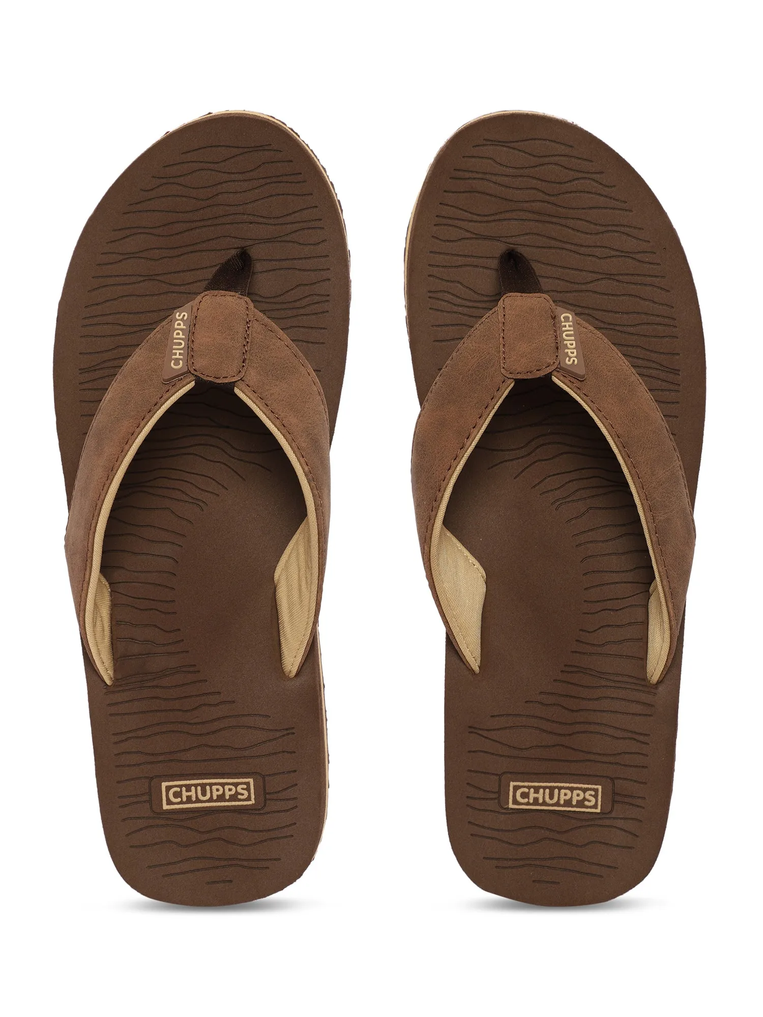 Grip Tan & Brown V-Strap