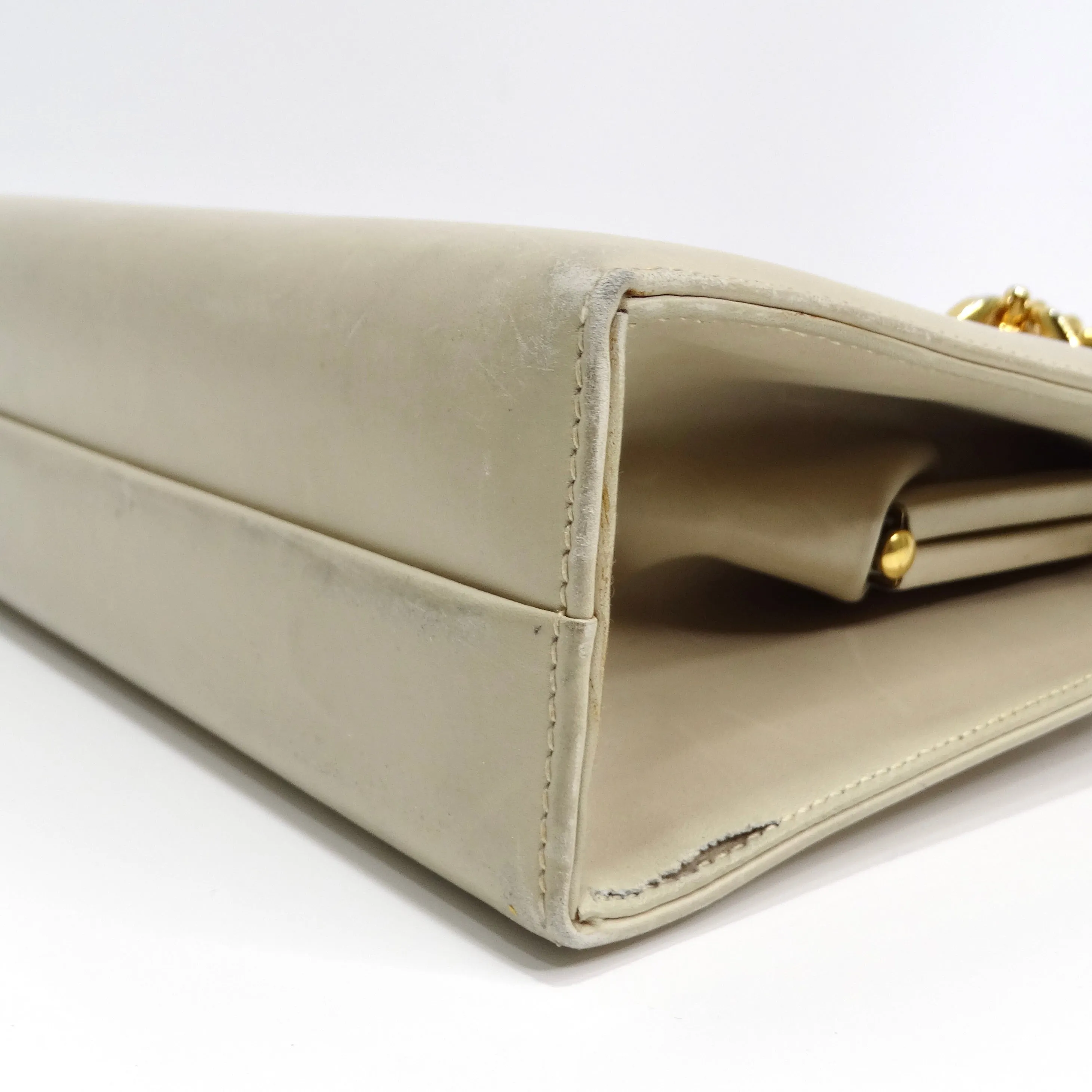 Gucci 1960s Beige Leather Shoulder Bag