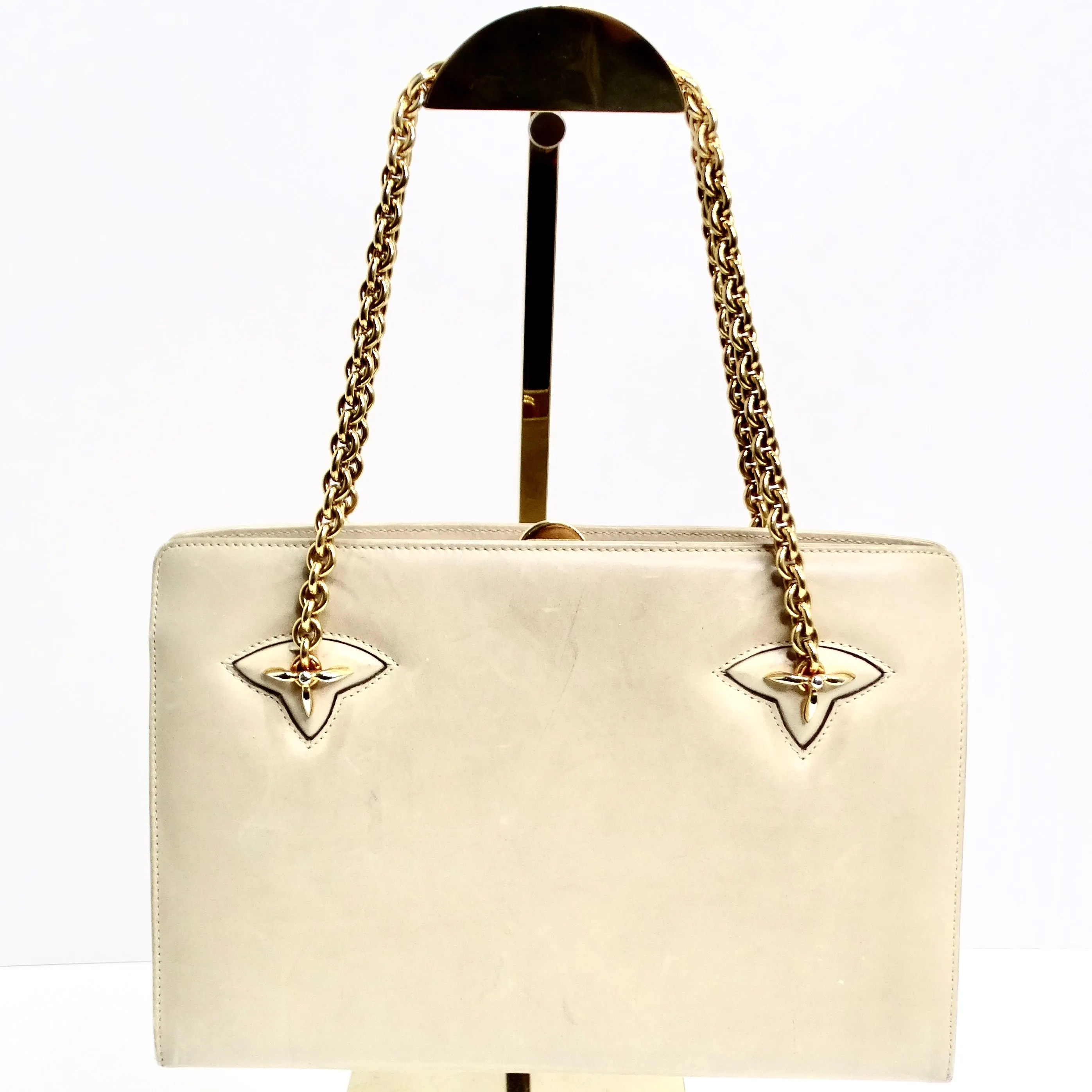 Gucci 1960s Beige Leather Shoulder Bag