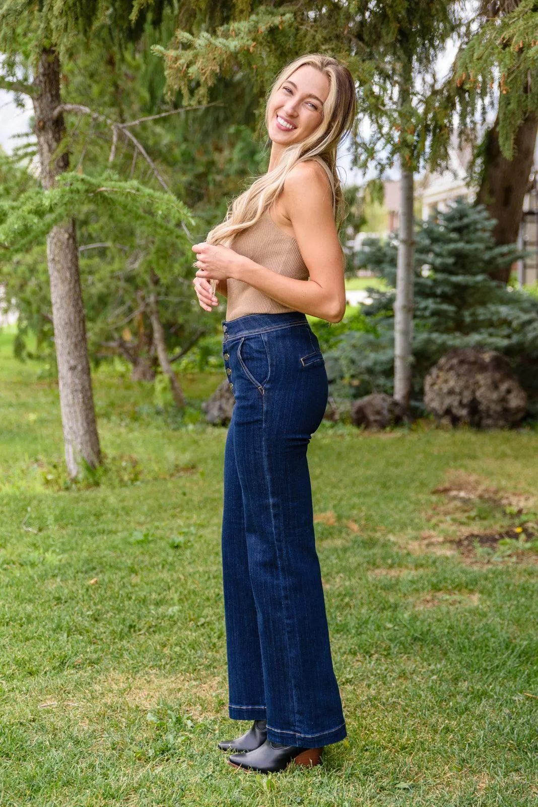 Hazel Blues® | The Blueprint Wide Leg Pants