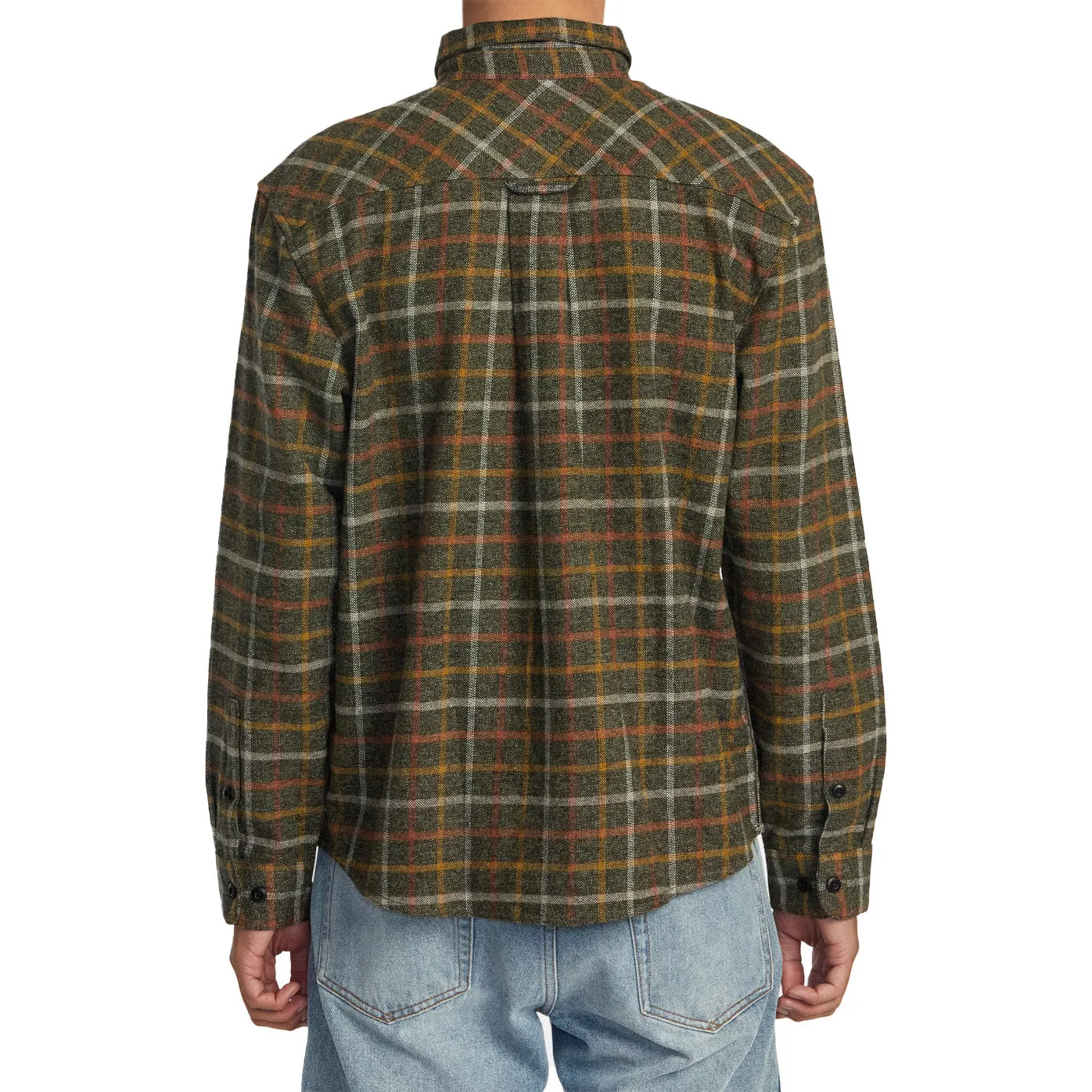 HUGHES FLANNEL LS WARM GREY